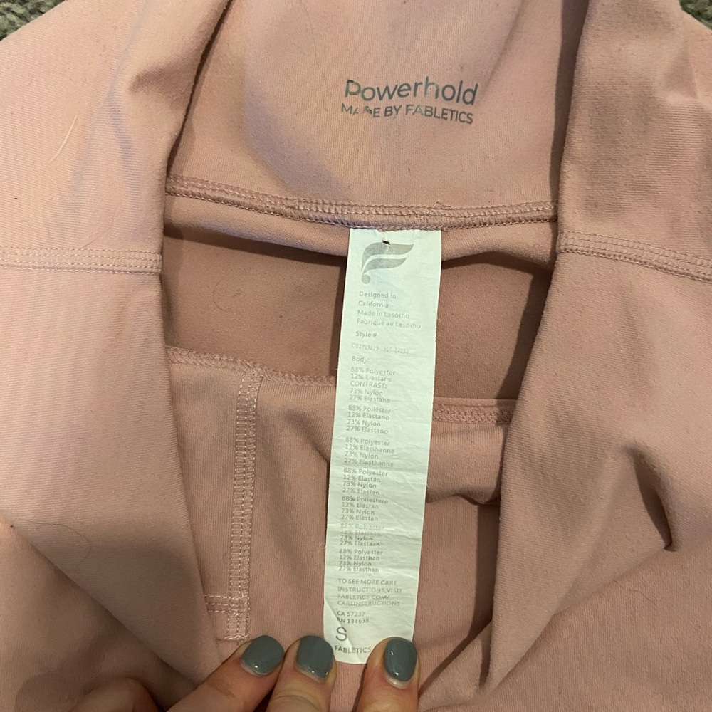 Dusty rose Fabletics Leggings